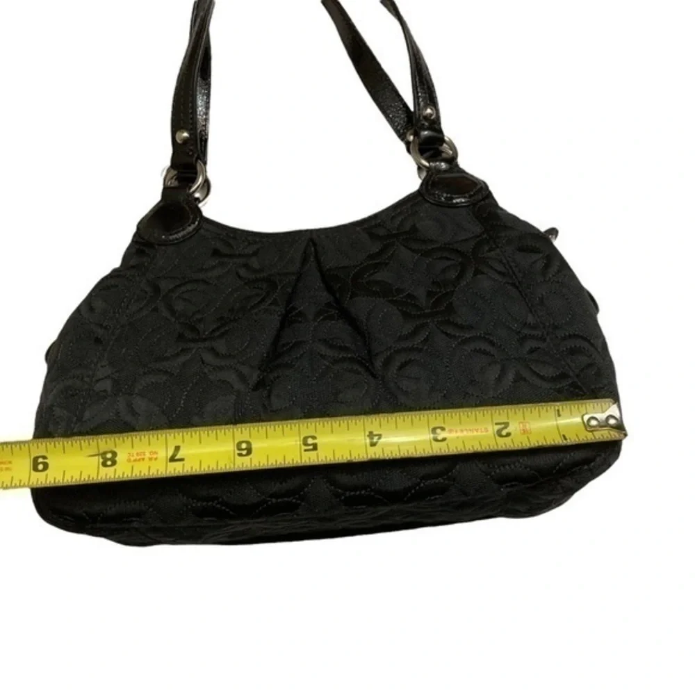 Coach y2k granmercy quilted black op art c bag 42949